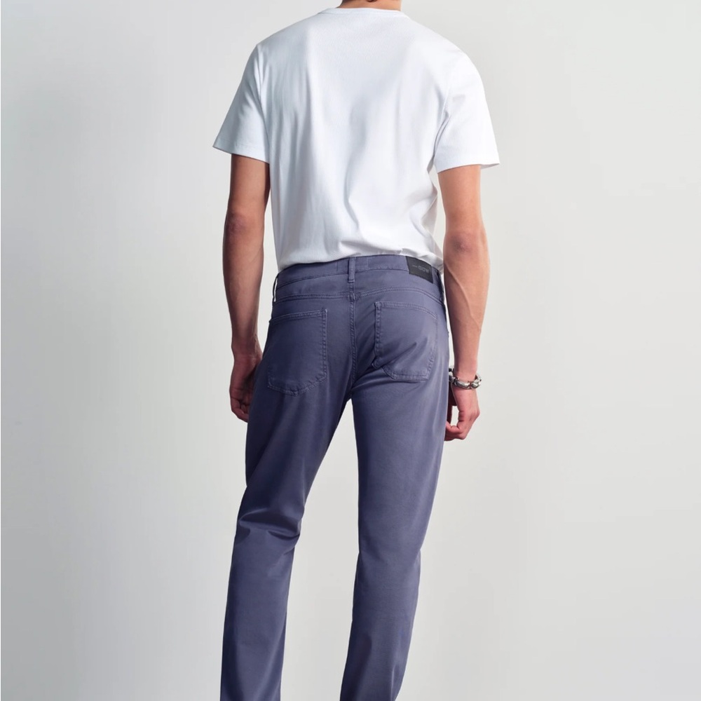 NWT General Denim Works Bridge Vintage Indigo Sateen Twill Straight Leg Pants 35